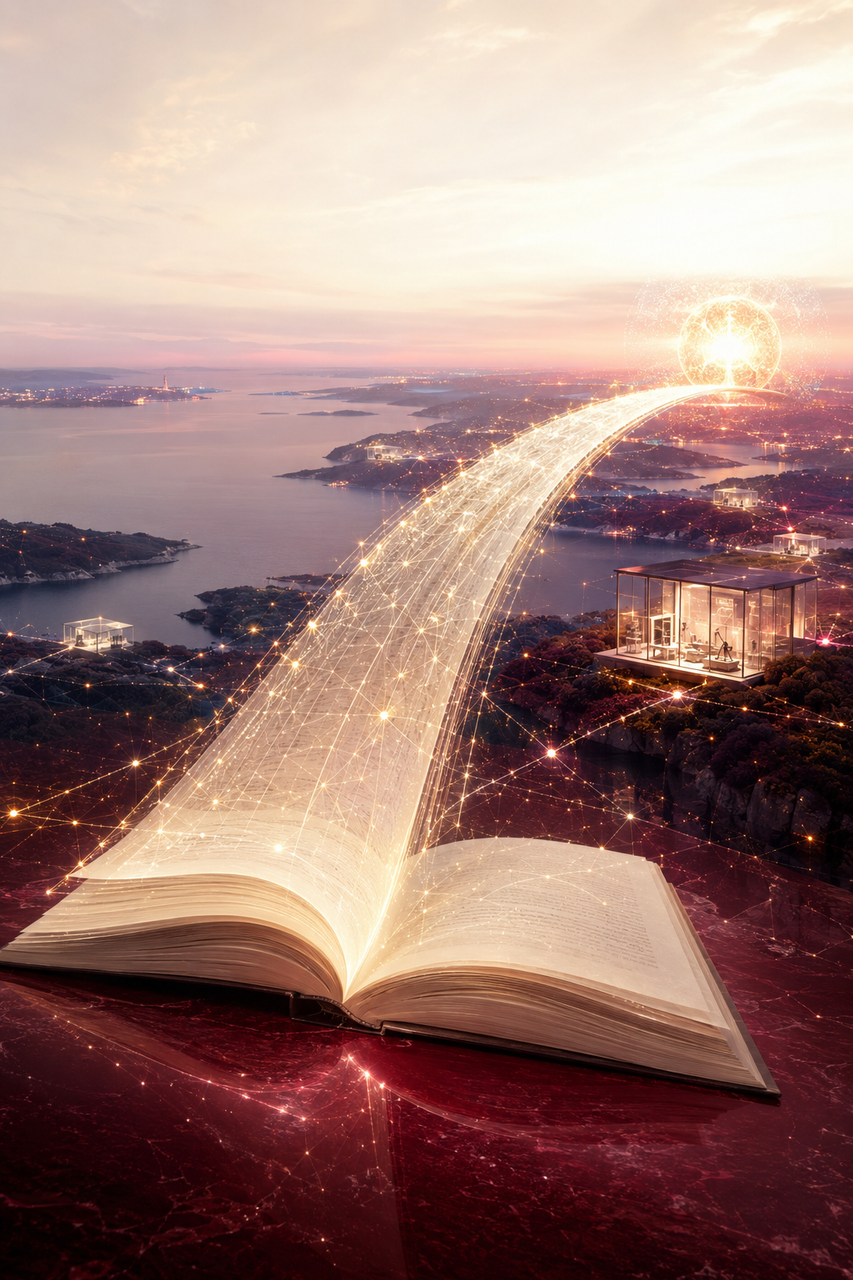 A developing manuscript carries scholarship across disciplines and continents.