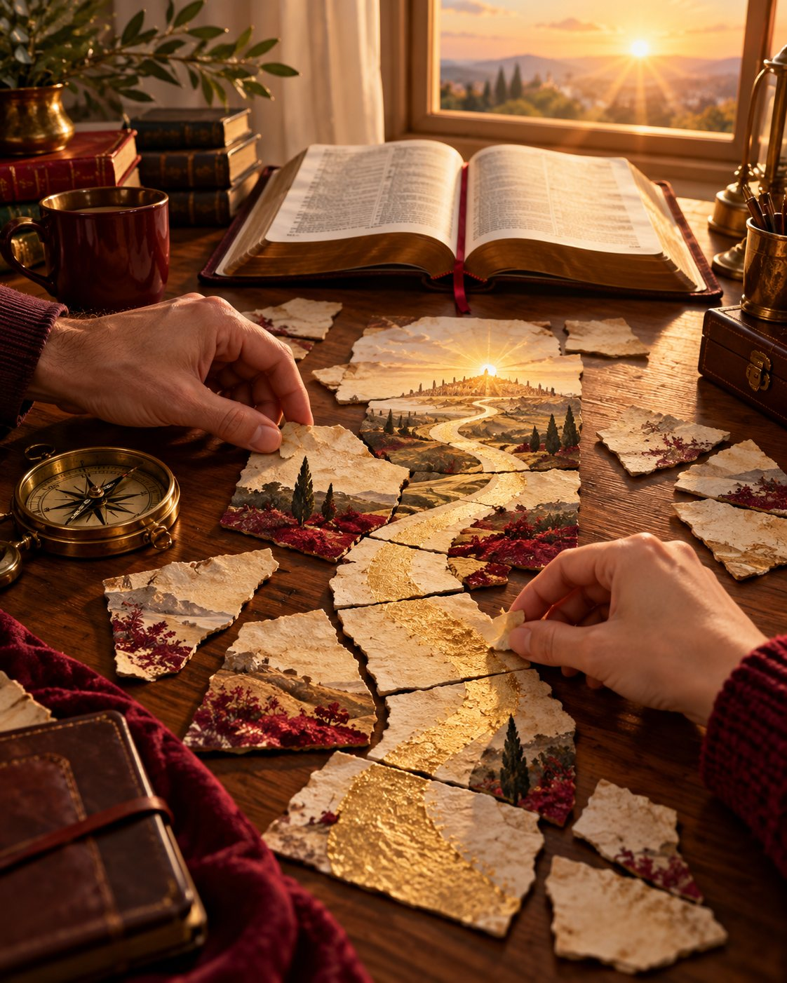 Literary artwork accompanying From Parts to Pattern