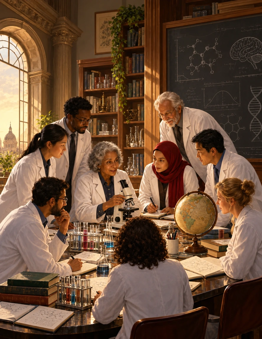 Literary artwork accompanying The Science of Spark